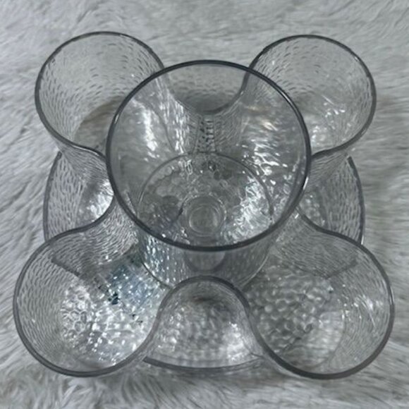 Acrylic 5 Tier 72 Bottle Nail Polish Organizer + 9 Section Spin Brush Caddy Set - Picture 13 of 15